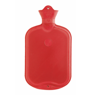 SINGER varmvattenflaska 2l lamell 1-sidig röd
