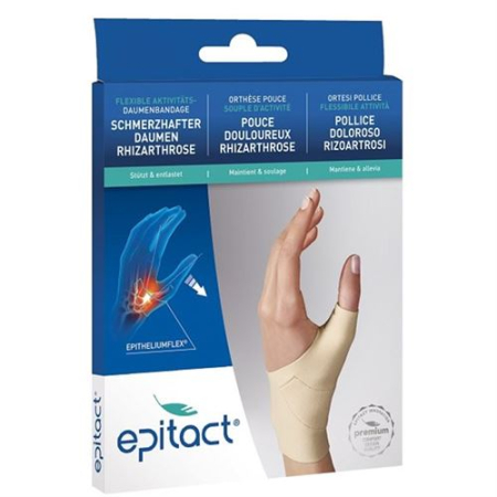 Bandage pour le pouce d'activité flexible Epitact S 13-15cm droit