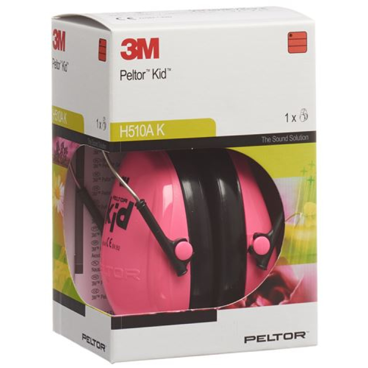 3M Peltor Kid fejpánt SNR = 27 dB neonrózsaszín