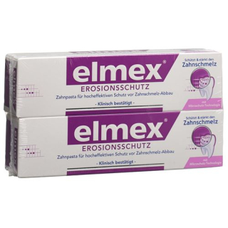 elmex pasta de dente EROSION PROTECTION Duo 2 x 75 ml