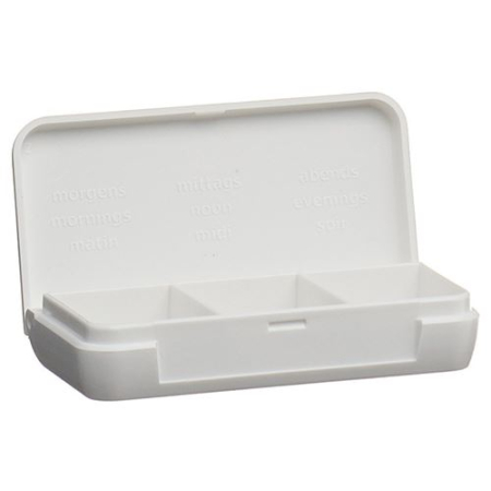 Supair Pill Box petit 1 day 3 compartments white