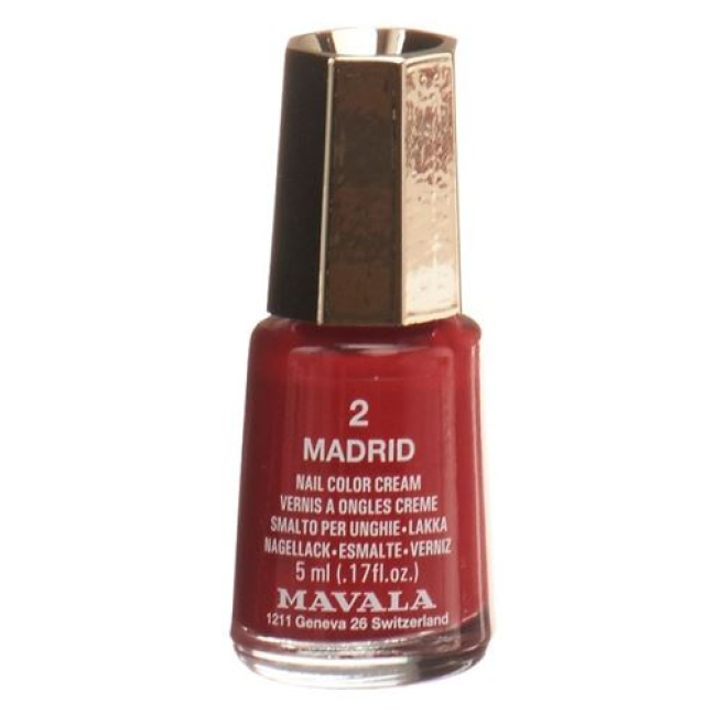 Warna Mini Pengilat Kuku Mavala 02 Madrid 5 ml