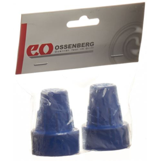 Ossenberg crutch cap Pivoflex 16mm blue 1 pair