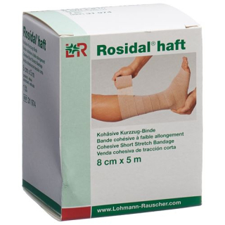 Rosidal sticky cohesive short stretch bandage 8cmx5m