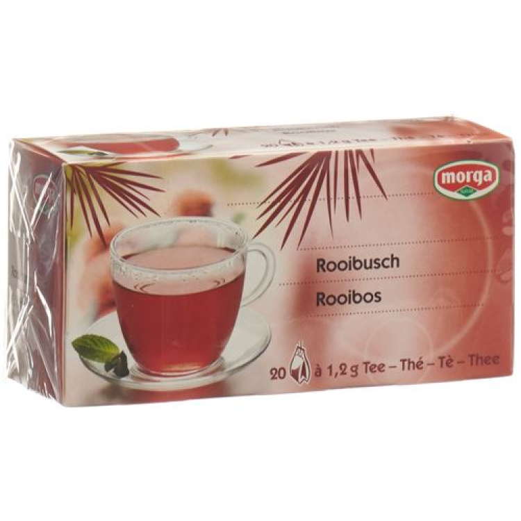 Morga Rooibos té sin estuche bolsa 20uds