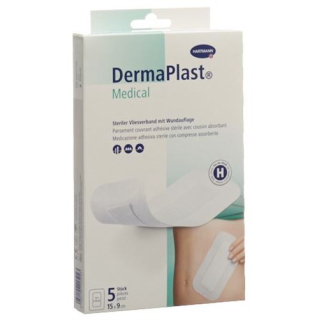 Dermaplast Medical Association fleece 15x9cm 5 pieces