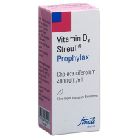ویتامین D3 Streuli 4000 IU / ml محلول خوراکی 10 میلی لیتر پروفیلاکس