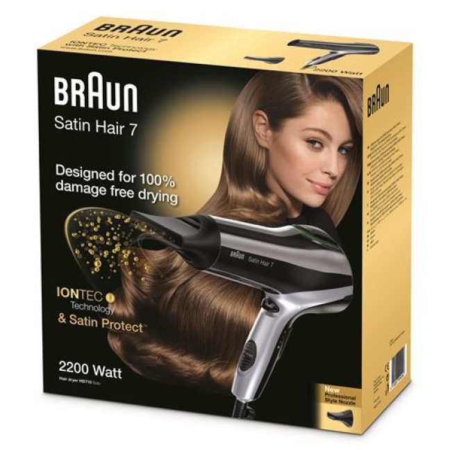 Braun Satin Hair Hair Dryer 7 HD 710 solo