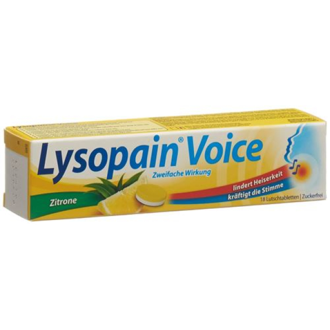 Lysopain Voice pastillas 18uds