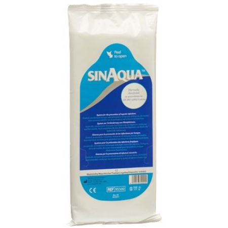 SINAQUA pre-moistened washcloth Btl 12 pcs