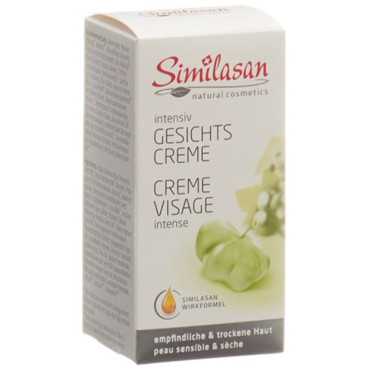 Similasan naturkosmetik Intensiv Face Cream Disp 50 ml