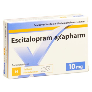 Escitalopram Axapharm Filmtable 10 mg 14 pcs