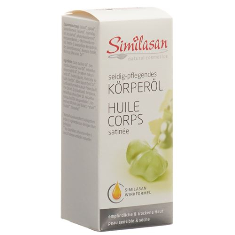 Similasan Cosméticos Naturais Óleo Corporal Nutritivo Sedoso Fl 100 ml