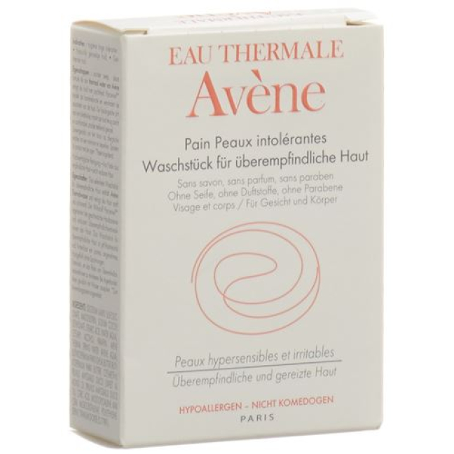 Avene wash bar peaux intolérantes 100 g