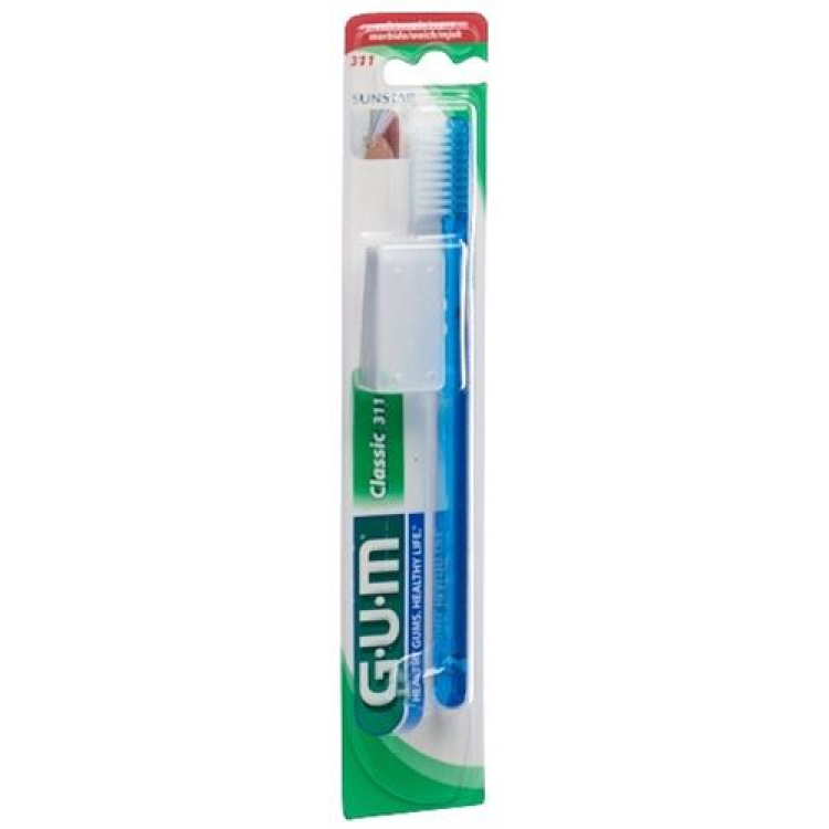 GUM SUNSTAR CLASSIC toothbrush full row soft 3