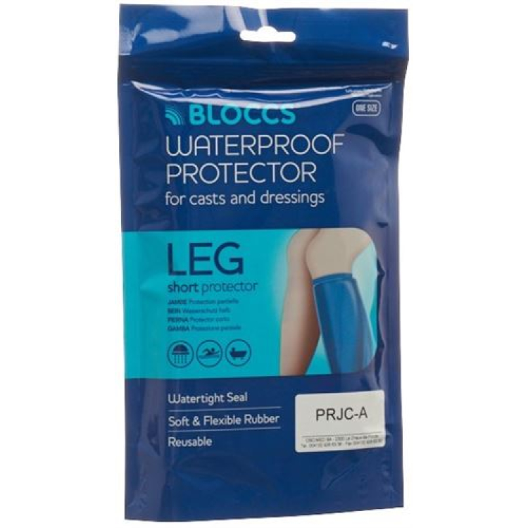 Bloccs bath and shower waterproof leg 29-49+/66cm adult