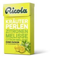 Ricola herbal candy beads Zitronenm without sugar Box 25 g