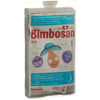 Bimbosan HA 1 porções de viagem de leite para bebês 3 x 25 g