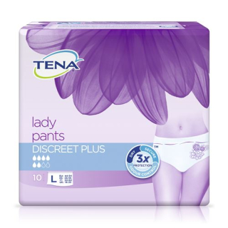 TENA 裤子 Discreet Lady Plus L 10 件