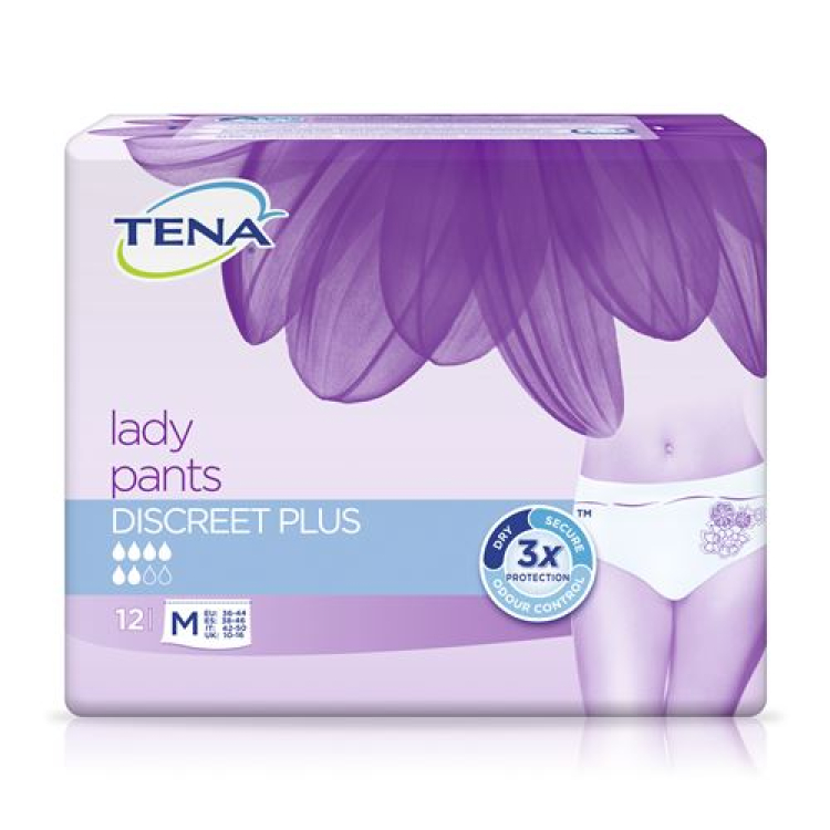 TENA Quần Kín Đáo Lady Plus M 12 chiếc