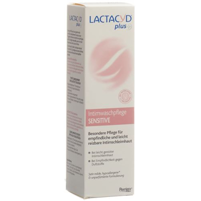 Lactacyd plus + sensitive 250 មីលីលីត្រ