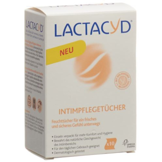 Lactacyd intímne obrúsky jednotlivo balené 10 ks