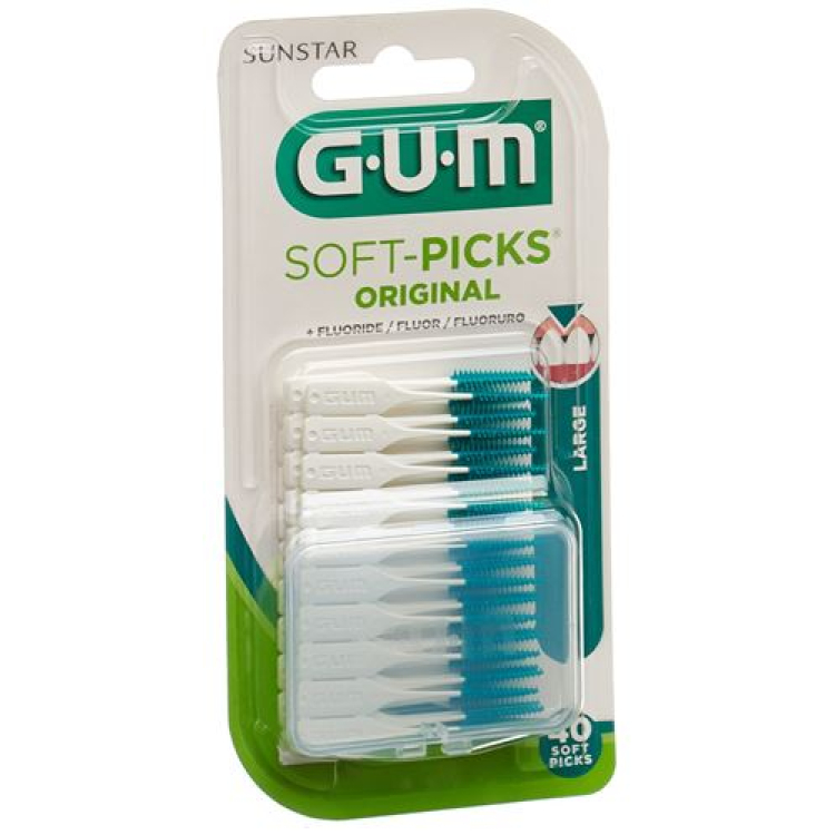 Włosie GUM SUNSTAR Softpicks Duże 40 szt