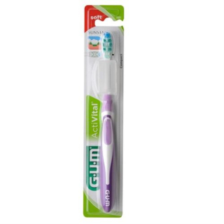 GUM SUNSTAR Activital tandenborstel compact zacht
