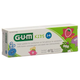 GUM SUNSTAR pasta de dientes infantil fresa 50ml