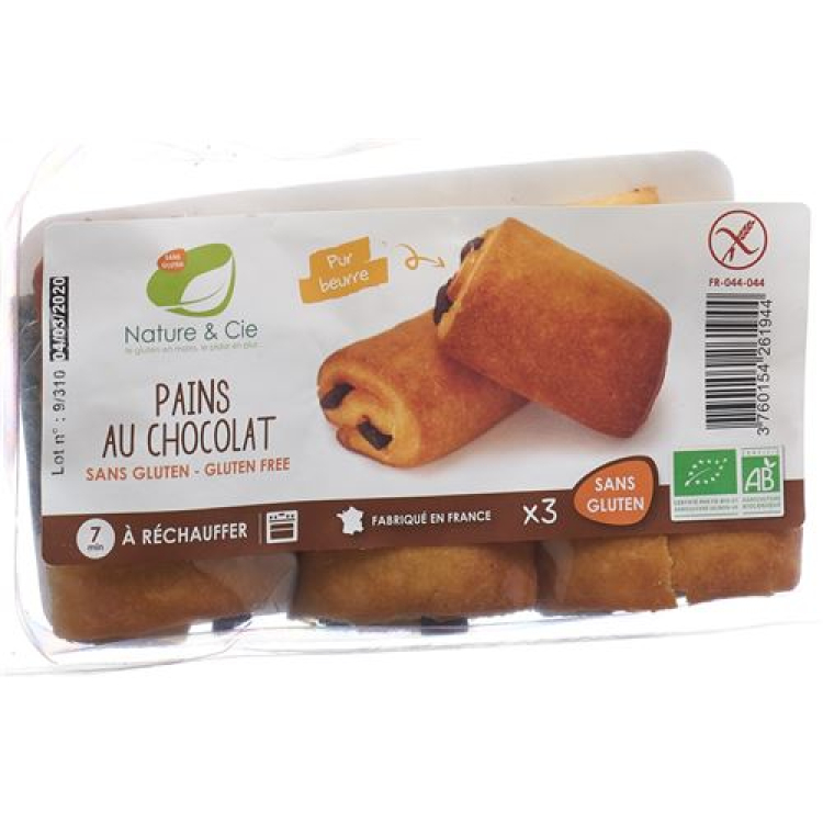 Nature and Cie ptysie z czekoladą bezglutenowe 180 g