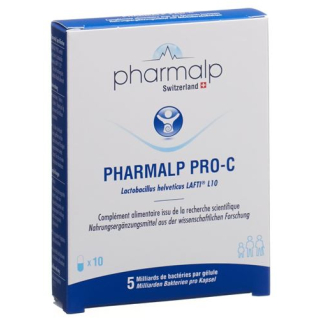 Pharmalp PRO-C プロバイオティクス カプセル 10 個