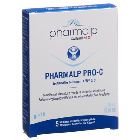 Pharmalp PRO-C புரோபயாடிக் காப்ஸ்யூல்கள் 10 பிசிக்கள்