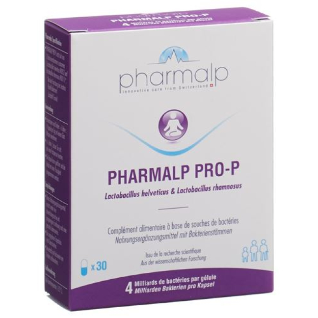Pharmalp Pro-P プロバイオティクス 30 カプセル