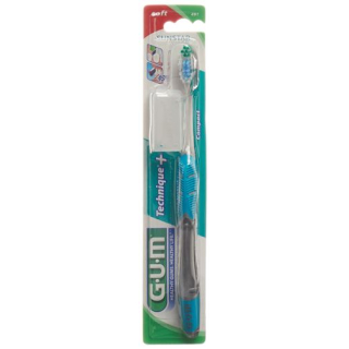 GUM SUNSTAR TECHNIQUE brosse à dents compacte souple