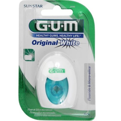 GUM SUNSTAR floss 30m Original White