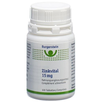 Burgerstein Zincvital 15 mg 100 மாத்திரைகள்