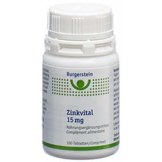 Burgerstein Zincvital 15 mg 100 comprimidos