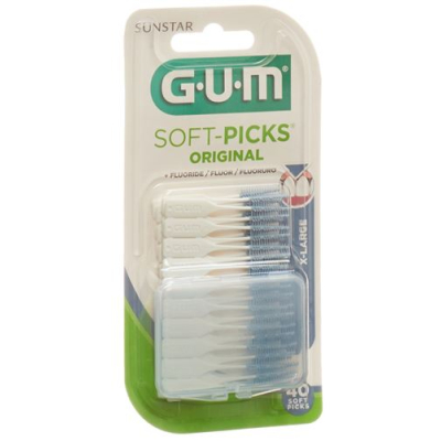 GUM SUNSTAR børster Softpicks Xtra-Large 40 stk