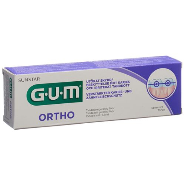 GUM SUNSTAR Ortho dentifrice 75 ml