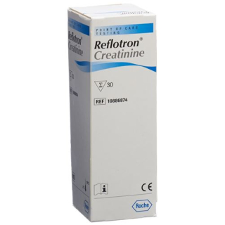 REFLOTRON क्रिएटिनिन परीक्षण स्ट्रिप्स 30 पीसी