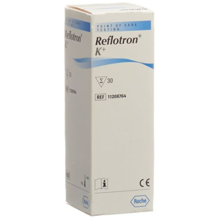 REFLOTRON კალიუმის ტესტი ზოლები 30 ც