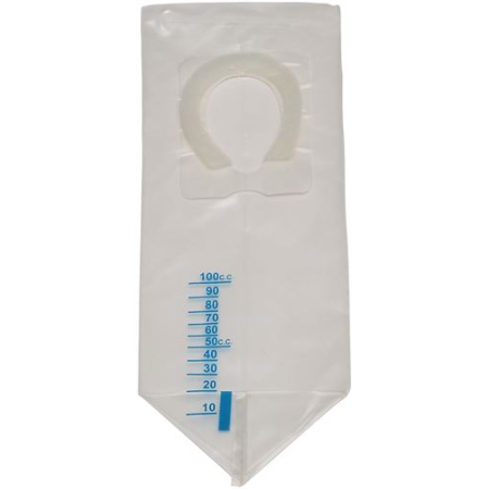 Sahag педиатрични сакове за урина 100ml стерилни 10 бр