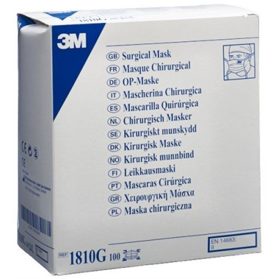 3m op mask gentle ii tüüpi valge 100 tk