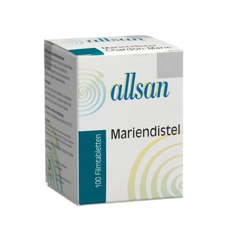 Allsan máriatövis film-coated tablets can 100 db