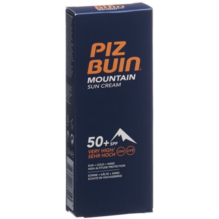 Piz Buin Mountain Cream SPF 50+ Tub 50ml