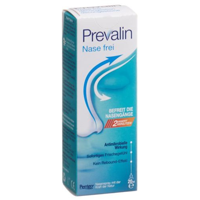 Prevalin nose free spray nasal 20 ml