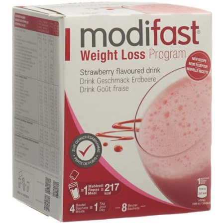Modifast program strawberry drink 8 x 55 g