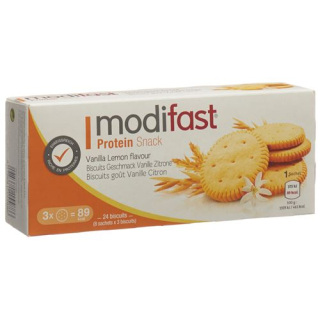 Modifast snack protéiné Biscuit vanille Citron 8 x 19,5 g