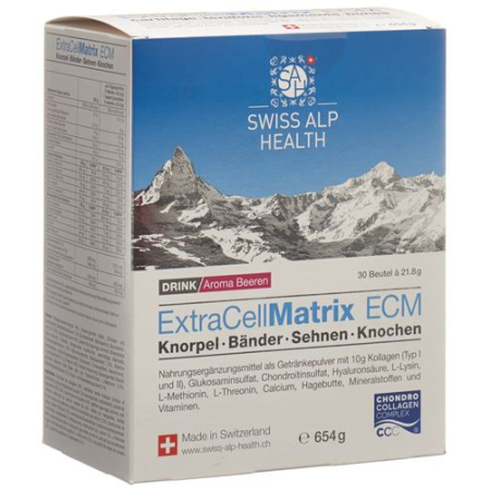 Extra Cell Matrix drink for ledd og hudaroma bær Btl 30 stk