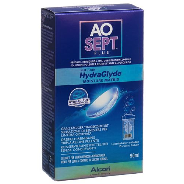 Aosept Plus with HydraGlyde 90ml